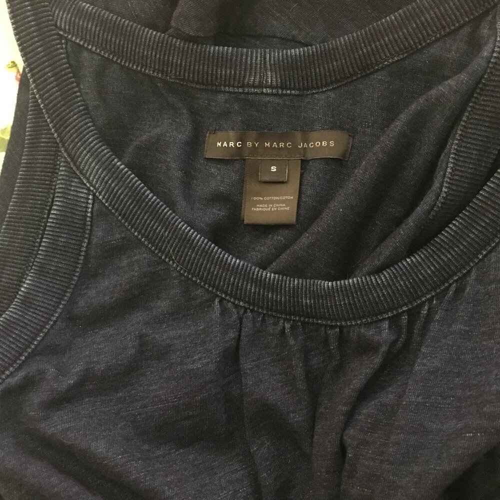 Dark Denim Blue Midi Dress from Marc by Marc Jacobs Size S - Picture 12 of 12